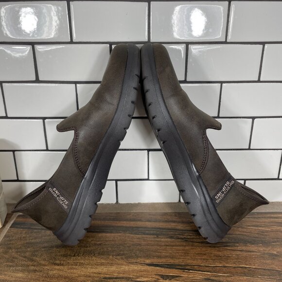 Skechers Slip-ins On The Go Flex Captivating Womens 7 Shoes Chocolate Hands Free - Picture 5 of 14